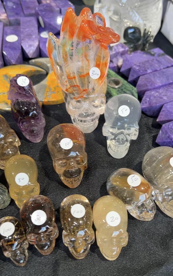SKULLS,REVERSE CARVINGS,BRECELETS